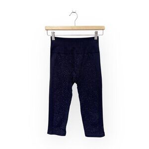 Lululemon Free To Flow Crop In Blue Size 6 Leggings